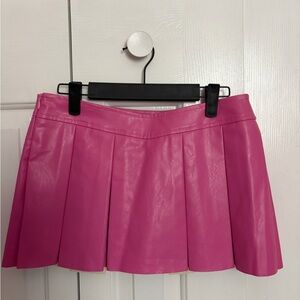 SHEIN Vibrant Pink Mini Skirt